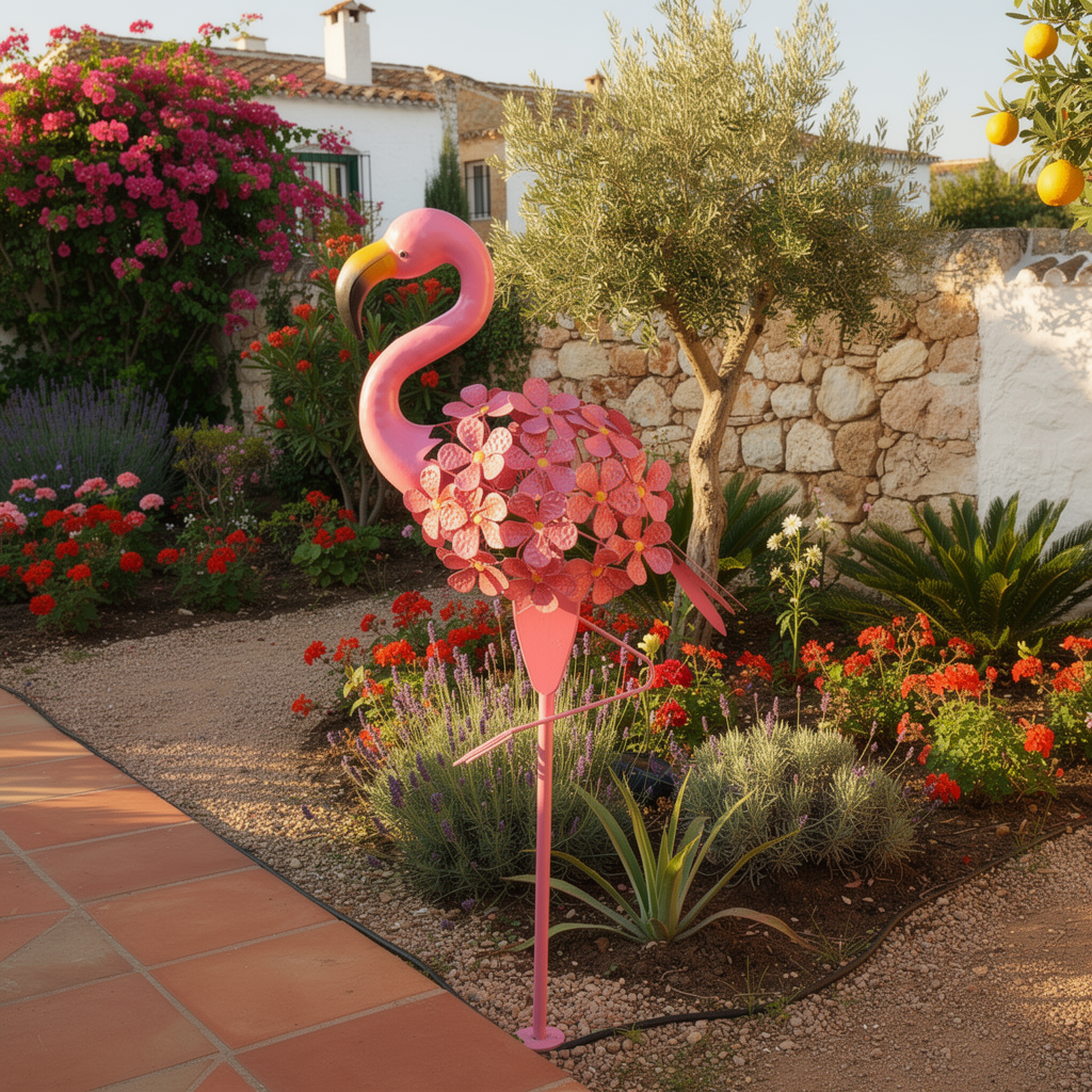Flamenco Solar — Luz Decorativa para tu Jardín