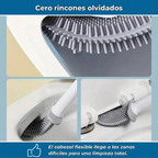 FlexiBaño – Cepillo de inodoro de silicona suave y eficaz