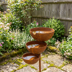 Bañera para Aves de Doble Capa – Acero Corten