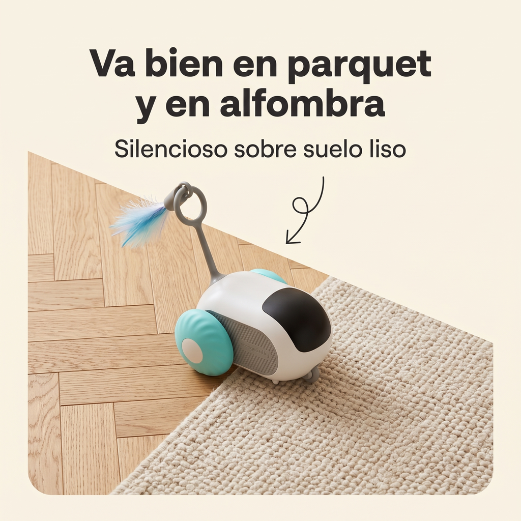 Va bien en parquet y en alfombra
