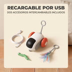 Recargable por USB con dos accesorios