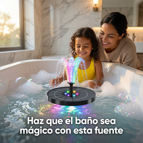 AquaSol — Fuente Flotante para el Baño del Bebé