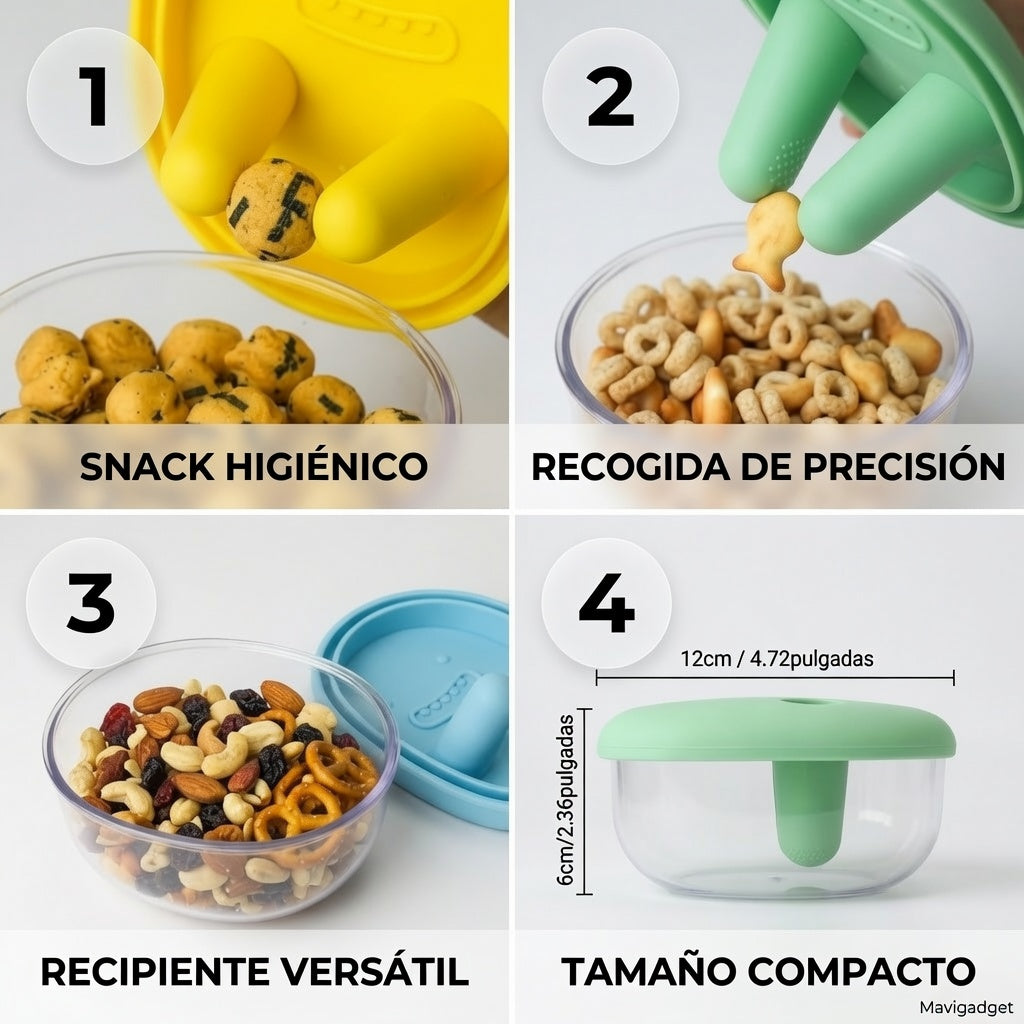 Bol AgarreLimpio — Snacks Sin Manchar las Manos