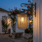 Farol Boho Solar — Luz Tejida para tu Jardín