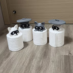 Mapache Divertido | La divertida decoración para el baño de invitados