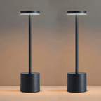 Lámpara de Mesa Inalámbrica — Metal Recargable para Restaurantes