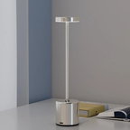 Lámpara de Mesa Inalámbrica — Metal Recargable para Restaurantes