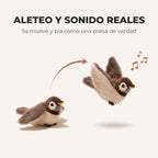 Aleteo y sonido reales
