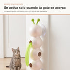 Sensor de movimiento: se activa cuando el gato se acerca