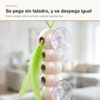 Ventosas transparentes: se pega sin taladro en superficies lisas